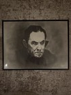 Framed Black & White Portrait Drawing -  Dracula,Graphite Drawing on Paper 18x24 — photo 3
