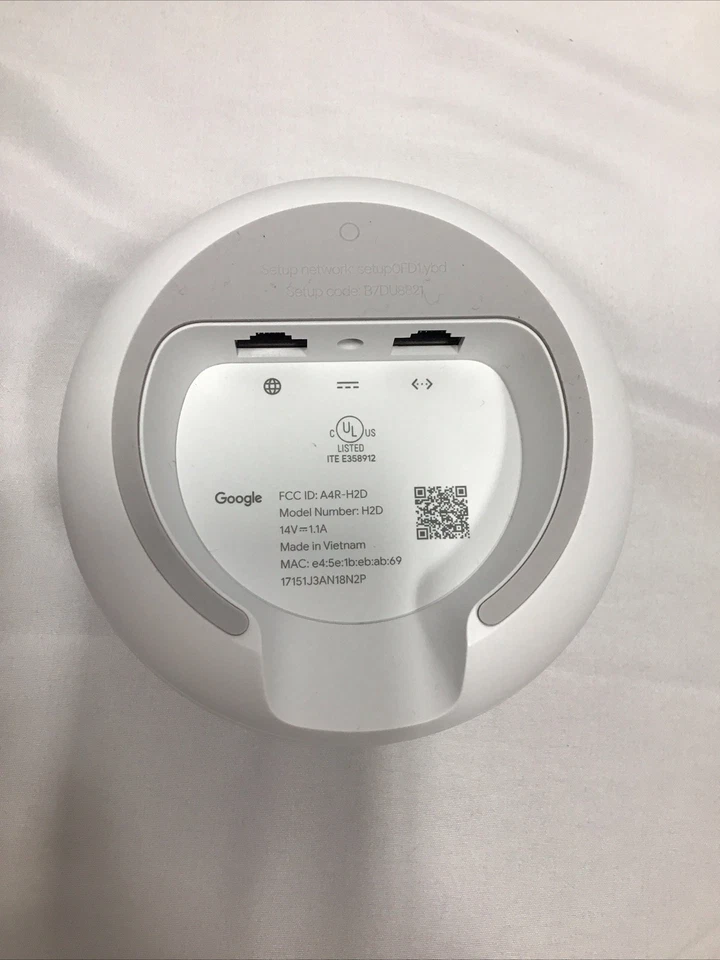 Google Nest Wifi Ethernet (RJ-45) Wireless Router - GA01144US - Image 4 of 4