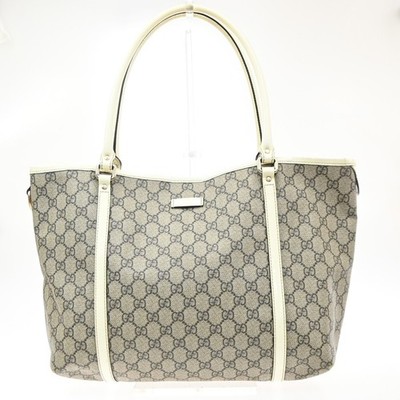 GUCCI Logo GG Shoulder Tote Bag Supreme Patent Leather BN WE GHW Italy 66KD341
