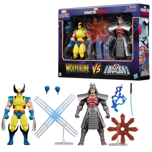 Marvel Legends Gamerverse Wolverine vs Marvel's Silver Samurai 2 Pack - Bild 12 von 13