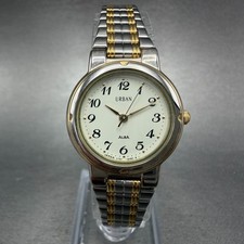 Seiko Alba Urban Watch Women 24mm Cream Dial Two Tone V701-1400 New Battery