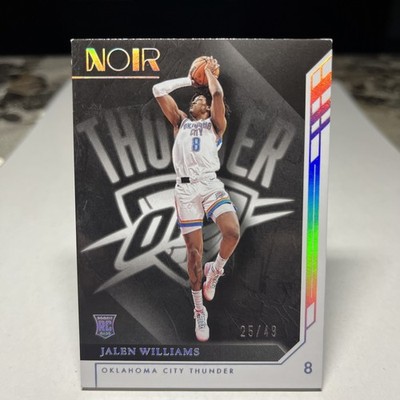 Jalen Williams RC #25/49 2022-23 Panini Noir - #147 Holo #Oklahoma City Thunder