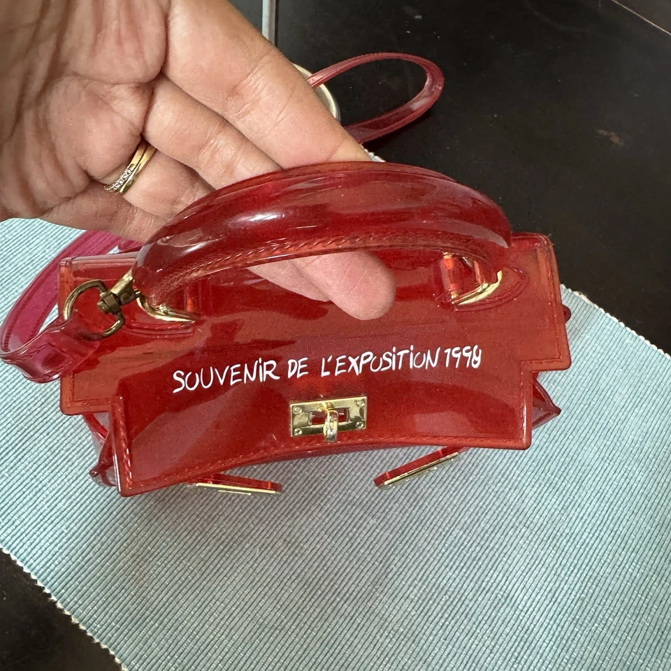 Красная сумка Un Voyage Au Pays Des Merveilles - Изображение 4 из 4