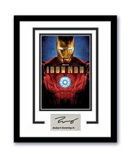 Iron Man Robert Downey Jr. Autographed Signed 11x14 Framed Photo ACOA