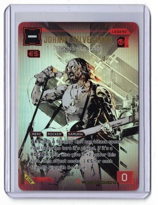 Cyberpunk TCG Johnny Silverhand - Rocking Renegade Iconic Secret Rare #168 Beta