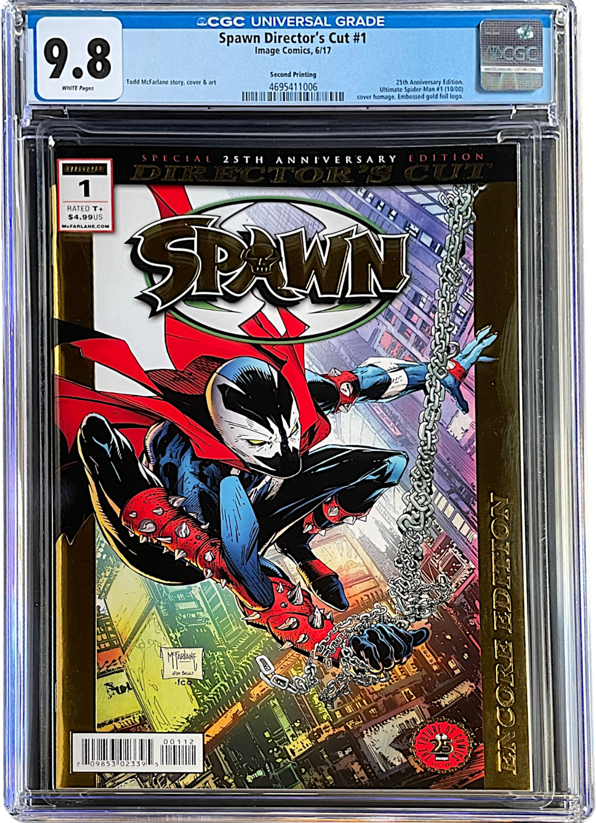Spawn #1 (25th Anniversary Directors Cut Variant) Value - GoCollect