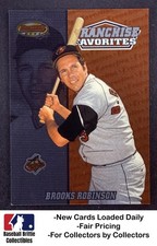 2000 Bowman's Best #FR2B Brooks Robinson Franchise Favorites Baltimore Orioles