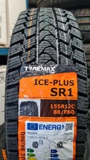 Treno completo 4 gomme tassellate per Piaggio Porter 155/12 C 88/86R Tracmax SR1