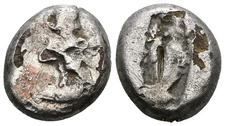Achaemenid Fourree Silver Siglos - Sardes 375-340 BC