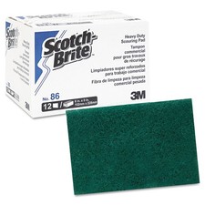 Scotch-Brite PROFESSIONAL 86CT Heavy-Duty Scouring Pad 86 (12/PK, 3 PK/CT) New