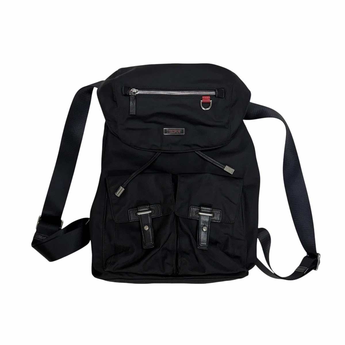 Tumi Black Leather Small 90’s Drawstring Backpack Style 921 Travel Everyday Bag TUMI Voyageur Raina Medium Leather Backpack (Women) | Nordstrom main image 2