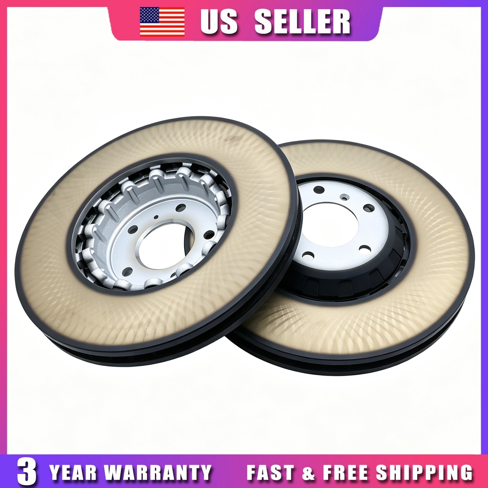Bentley Bentayga Speed 2016-2023 Front Left, right Brake discs Pair