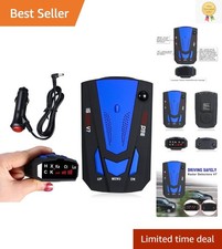 High-Sensitivity Radar Detector with 16 Bands LED Display for Safe Driving