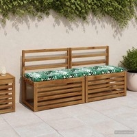 Bankkissen Soest 100 % Polyester Blattmuster 160 X 40 X 5 Cm