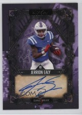 2022 5 Card Draw Crystal Holo Foil - Purple /4 Jerrion Ealy Rookie Auto RC i6j. rookie card picture