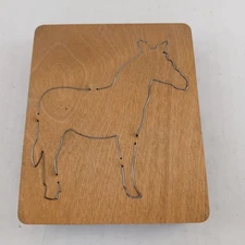 Zebra Safari Animal Ellison Educational Equipment Accucut Wood Dies 6"x5" 