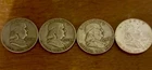 Franklin Silver Half Dollar Coins Lot 1953 1958 1963 Circulated 50C
