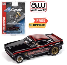 Auto World '70 Dodge Challenger Ramcharger 4Gear 2024 Rel3 HO 1/64 Slot Car