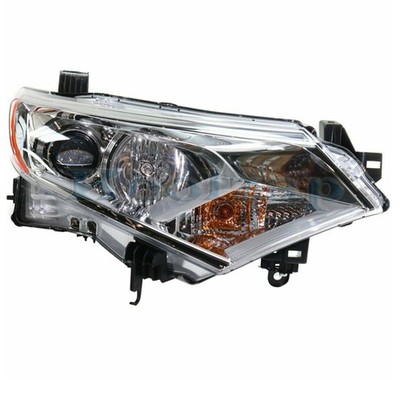 CAPA for 2011 Quest Front Right Headlight Amber & Clear Plastic 26010-1JA2A C