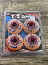 4 Bull'Z Eye 72MM 74A Indoor Hockey Wheels High Quality Blueline Bullzeye Orenge
