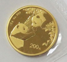 2023 GOLD CHINA 200 YUAN PANDA 15g SEALED COIN MINT STATE 5629.73 per troy oz