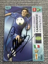 Carta Mondiali Portiere Italia Mauro Camoranesi Firmata