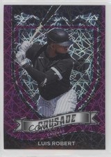 2021 Panini Chronicles Crusade Purple Velocity Prizm Luis Robert #21 0ym4