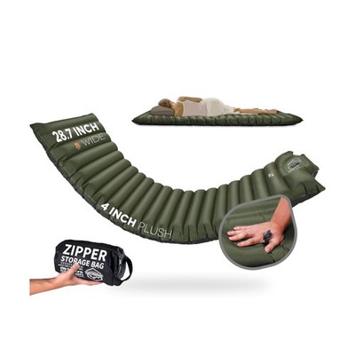 ZOOOBELIVES Extra Thickness | Wide Plus Sleeping Pad with Built-in ... Fast Ship