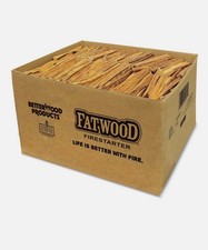 Better Wood Products Fatwood All Natural Fire Logs, Wood Fire Starter, 25 Pounds
