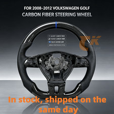 Custom Carbon Fiber Leather Upgrade Steering Wheel For 2008-2012 Volkswagen Golf Custom Carbon Fiber Leather Upgrade Steering Wheel For 2008-2012 Volkswagen Golf