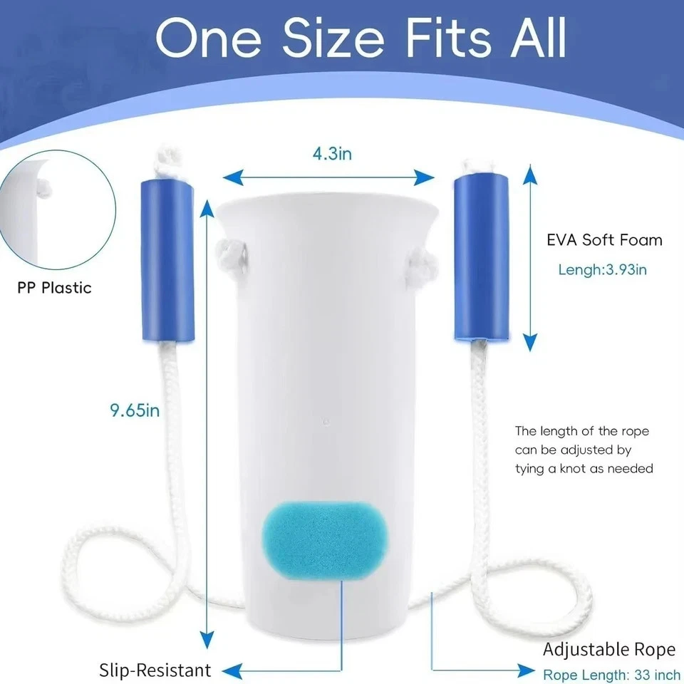 Dispositivo de asistencia para tirar de trueno deslizante fácil encendido y apagado de medias sin ayuda para doblar calcetines Foto 2 de 4