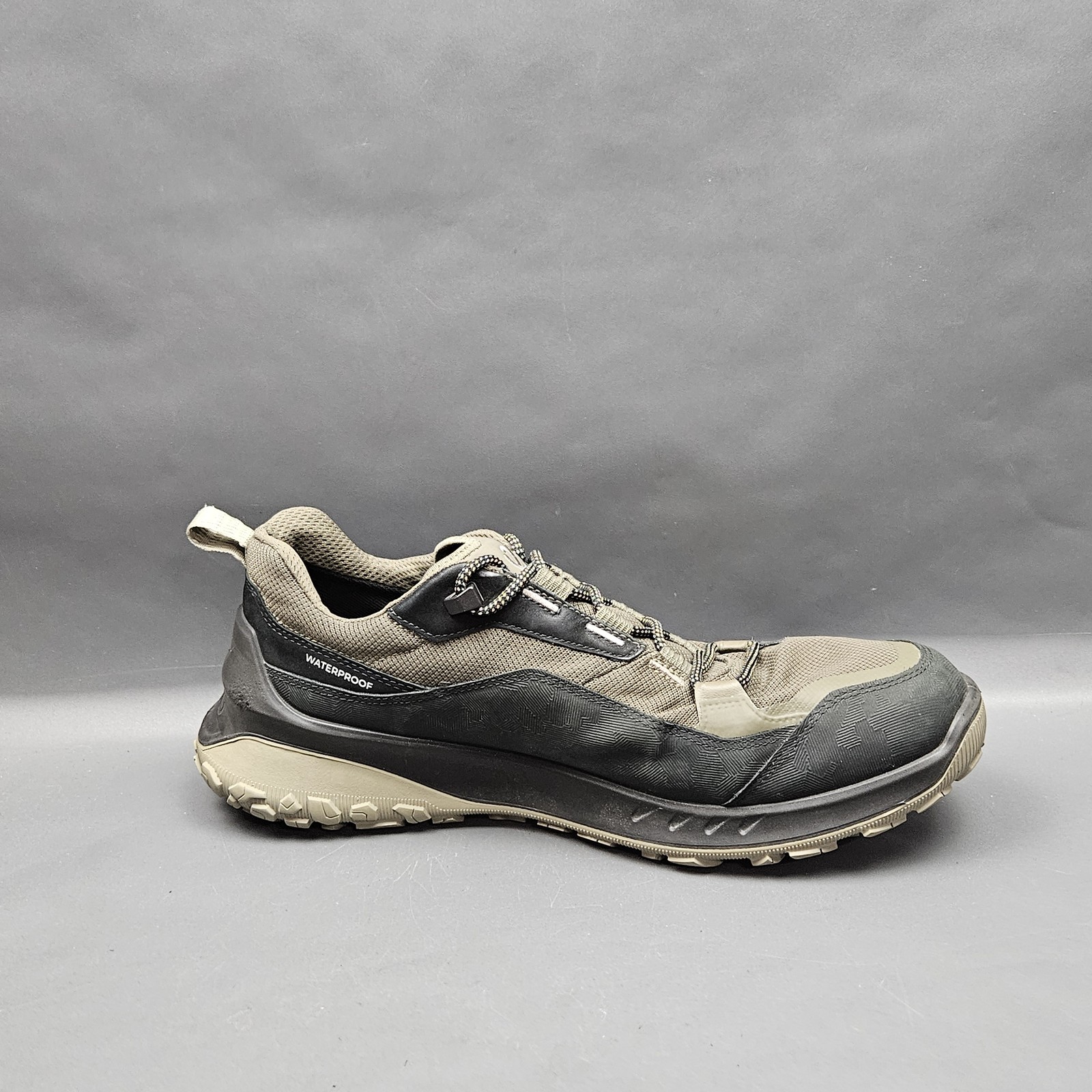 SAOLA Scarpe ECCO ULT TRN uomo taglia 12 verde impermeabile trail suola Michelin escursionismo