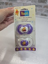 Vintage 1995 THE FIRST YEARS Baby Orthodontic Pacifier NOS WINNIE POOH  READ 