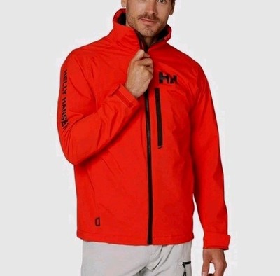 Helly Hansen HP Racing Midlayer Jacket Mens M Red Sailing Waterproof 34041 Crew