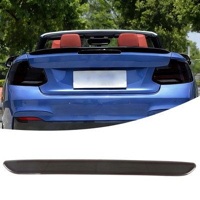 Smoked Black ABS High Mount Brake Light Smoke Trim For BMW 2 Series F23 2014-19