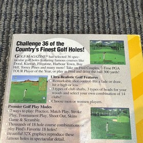 SEGA Sports GOLF Magazine Presents 36 Great Holes Starring Fred Couples SEGA 32X