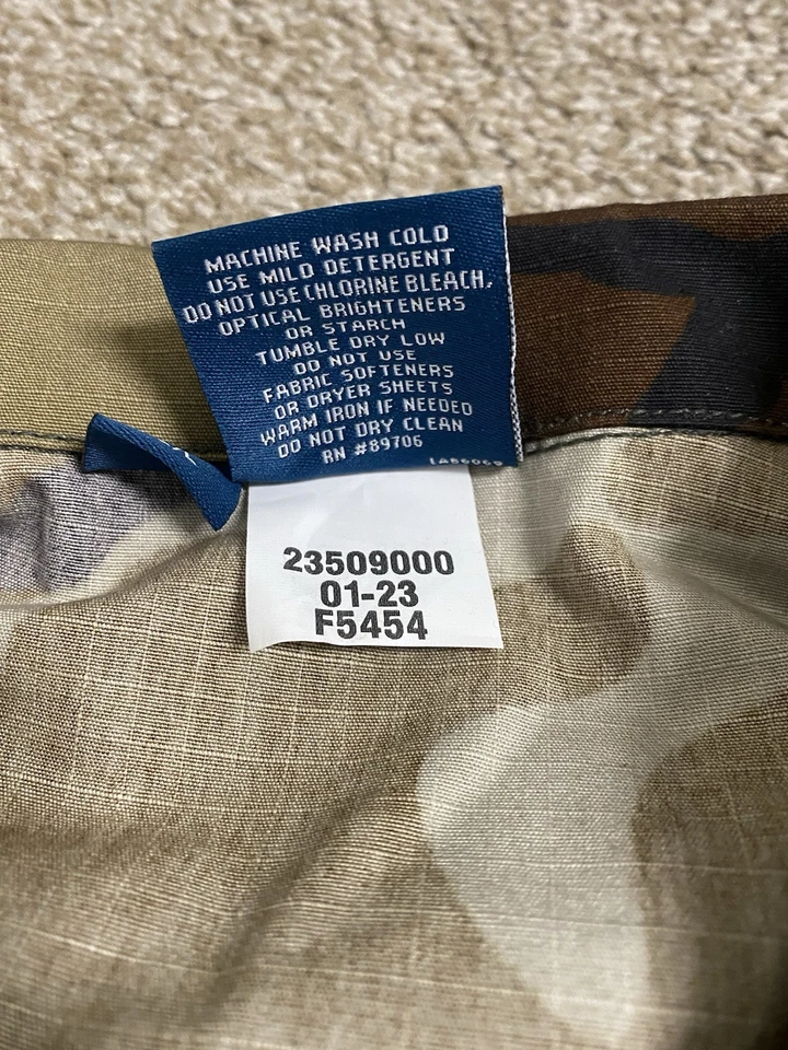 Propper 4 Pocket Coat Poly Cotton Woodland camo F5454 Size Large - Image 4 of 4