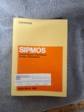 Vintage Siemens Sipmos Small Signal Transistors Power Transistors Data Book 1985