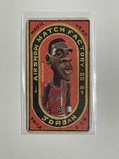 1985 Michael Jordan Rookie RC Airshow Matchbox Japan Tobacco NO 1986 VERY RARE