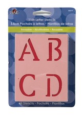 FolkArt Paper Stencils, 1-1/2-Inch Letter Size, Value Pack 1.5" Letter
