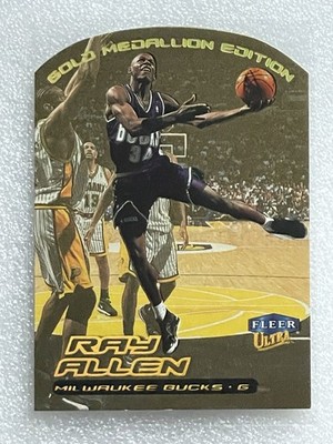1999-00 Fleer Ultra Gold Medallion Edition Ray Allen Milwaukee Bucks #3G