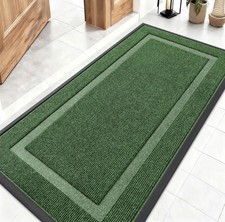 Large Waterproof Front Door Mat 47x23   Heavy Duty Indoor Outdoor Rug