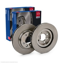 Image of 2x APEC Front Brake Discs for RENAULT CLIO IV Grandtour 258mm Vented SDK6302