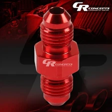 3AN AN3 AN-3 STRAIGHT COUPLER ADAPTER FLARE RED GAS/OIL/H20 ANODIZE FITTING