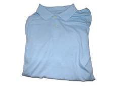 Boys XXL light blue Polo Children's Place Short Sleeve has 1/4 ink spot R1