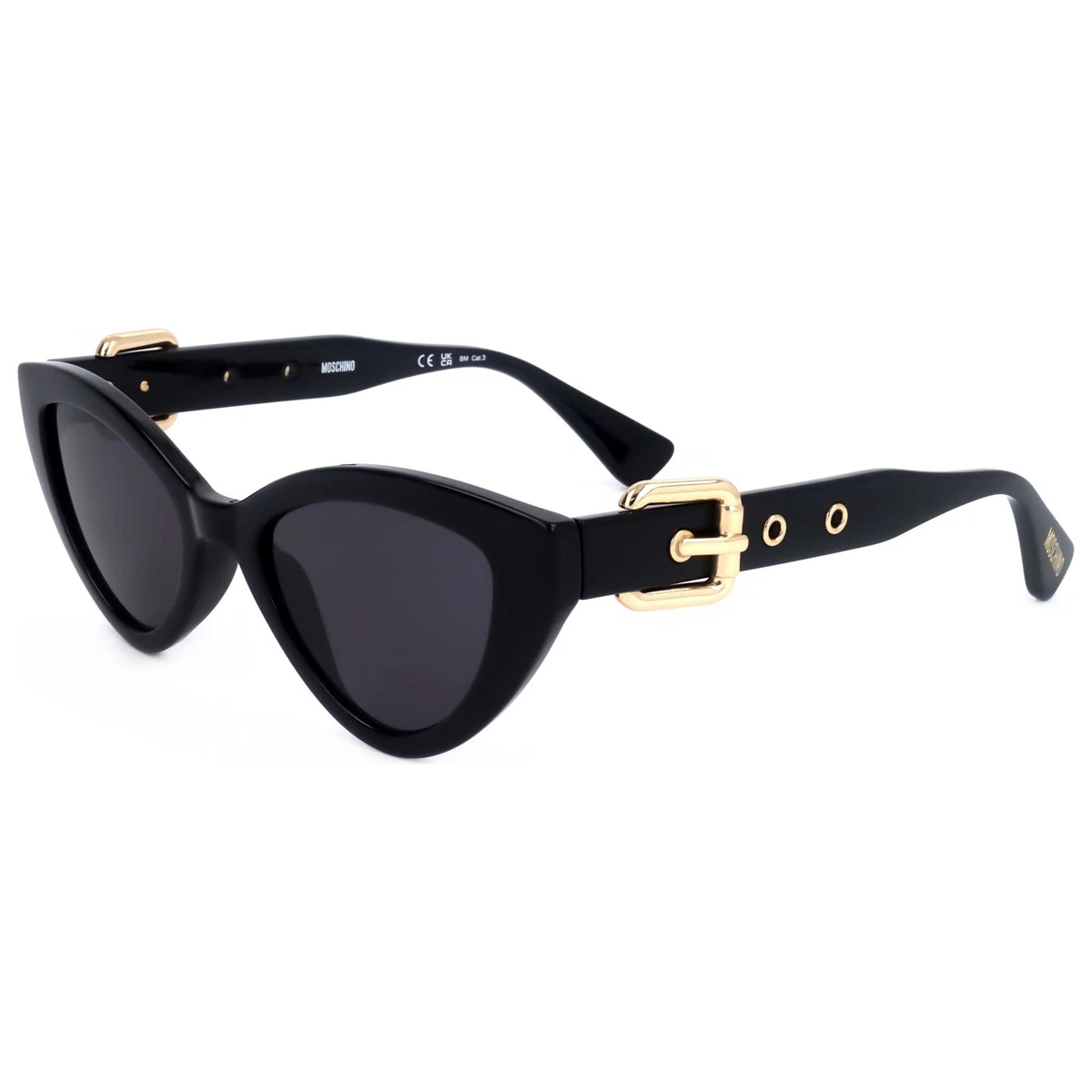Moschino sunglasses Black Oversized Cat Eye Cat Eye Sunglasses Moschino for Women for sale | eBay main image 3