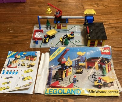 Vintage 1980 LEGO Legoland Set 6383 Public Works Center w Box Instructions Rare!