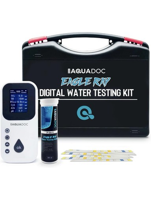 #ad #ad AquaDoc Eagle Ray Digital Pool Spa Water Testing Kit Chlorine PH Bromine Hardnes $139.99