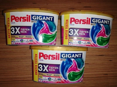 Persil GIGANT Discs Color Pods 3x 13 WL Colorwaschmittel insgesamt 39WL -OVP NEU - Bild 1 von 4