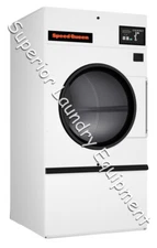 Speed Queen ST075NBCB Single Dryer, 75Lb, White, Coin, 120V, Gas, Reconditioned